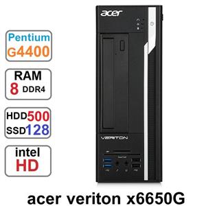 مینی کیس Acer Veriton X6650g Pentium G4400 8GB 500GB+128GB SSD intel