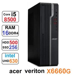 مینی کیسAcer Veriton X6660G i5 8500 16GB 500GB+256GB SSD  intel