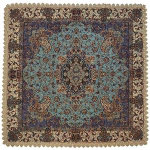 رومیزی ترمه مدل عسلی کد TRM235