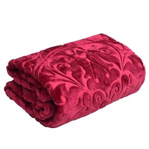 پتو گلبافت مدل گل برجسته سایز 220*160 سانتی متر