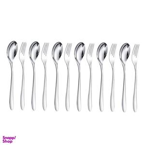 سرویس قاشق و چنگال 12 پارچه جی فی نی مدل G11