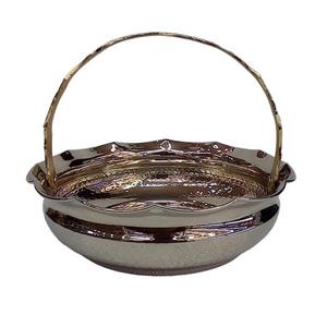 میوه خوری مسی مدل سبد دسته دار کد ZH319.2 -