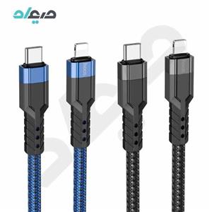 کابل شارژ تایپ‌سی به لایتنینگ هوکو مدل U110