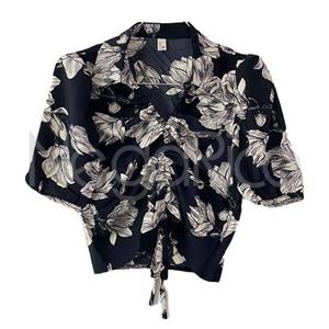 کراپ یقه دار گت دار زنانه کد 17 