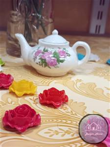 قوری زعفران گل سرخ چینی کد 1085