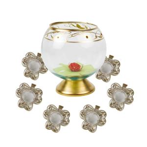 مجموعه ظروف هفت سین 7 پارچه مدل برگ