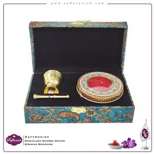 زعفران کادویی ترمه مدل اطلس جام