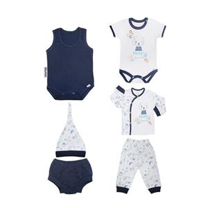 ست 6 تکه نوزادی مدل mini کد 010001