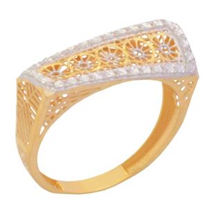انگشتر طلا 18 عیار زنانه طلای مستجابی مدل  میخک آوا کد 1254963 -