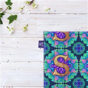 کاغذ کادو ترمه طراحان ایده مدل حرف S ماندالا کد cfp2969