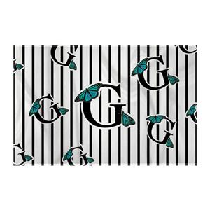 کاغذ کادو ترمه طراحان ایده مدل حرف G پروانه ای کد cfp3009