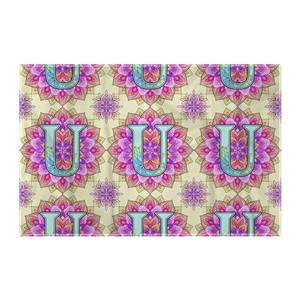 کاغذ کادو ترمه طراحان ایده مدل حرف U ماندالا کد cfp2971