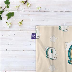 کاغذ کادو ترمه طراحان ایده مدل حرف Q رترو کد cfp2941