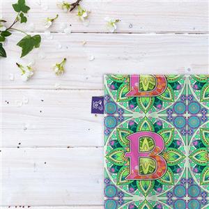 کاغذ کادو ترمه طراحان ایده مدل حرف B ماندالا کد cfp2952