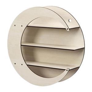 شلف دیواری مدل چوبی کد KT119