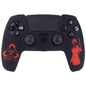 روکش دسته بازی PS5 طرح Resident Evil زمینه قرمز مشکی کد 2