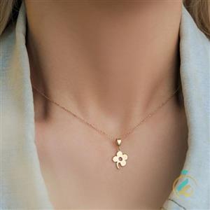 گردنبند طلا برگ لو