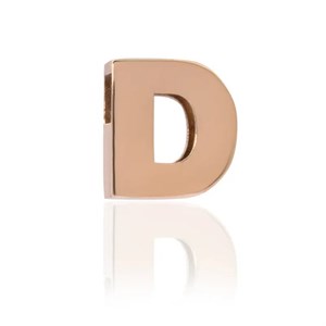 آویز طلا زنانه مدال حرف D 