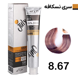 رنگ موی جولای سری نسکافه ای – کاراملی شماره 8.67 july