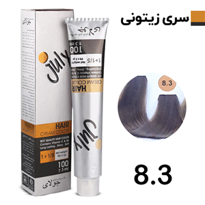 رنگ موی جولای سری زیتونی شماره 8.3 july
