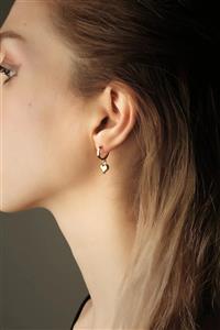 گوشواره قلب دامله زنانه کد at025