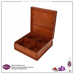 جعبه چوبی آجیل مدل نگاران کد 56