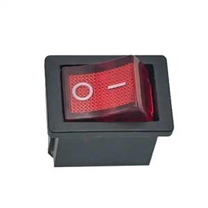 کلید راکر چراغدار دو حالته کوچک  KCD1 104