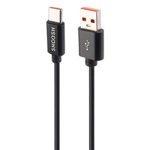 کابل تایپ سی فست شارژ Shoosh SH-66C 5A 1.1m