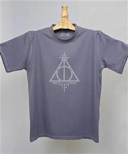 تیشرت بیسیک مردانه و زنانه طرح یادگاران مرگ هری پاتر کد33