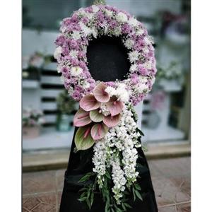 خرید تاج گل از گل فروشی کوچه منوچهری تهران t2669