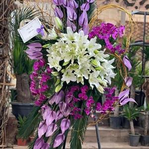 خرید تاج گل از گل فروشی کوچه فنچ تهران t2621