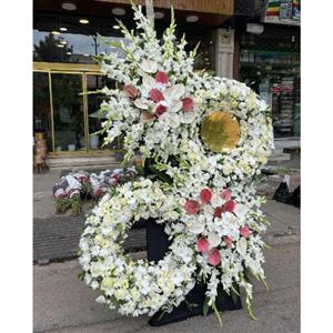 خرید تاج گل از گل فروشی تهران کوچه چهارم t2505