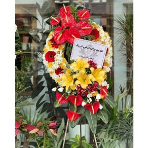 خرید تاج گل از گل فروشی کوچه شانزلیزه تهران t2575