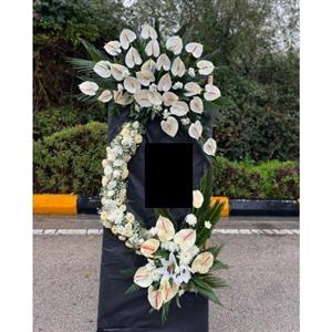 خرید تاج گل از گل فروشی تهران شهرک گلستان t2377