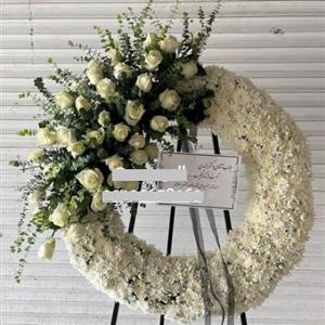 خرید تاج گل از گل فروشی منطقه زیبادشت تهران t2114