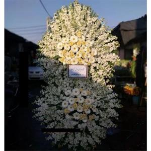 خرید تاج گل از گل فروشی منطقه 4 تهران شیان t2272