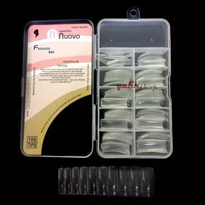 تیپ کاشت ناخن 100 عددی شیشه ای پایه کوتاه مجیک گرل Magic Girl