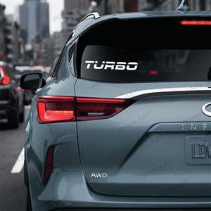 استیکر ماشین طرح Turbo 