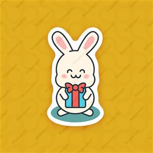 استیکر خرگوش کوچولو5 