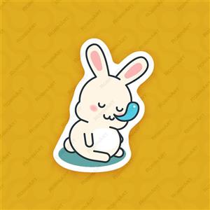 استیکر خرگوش کوچولو3 