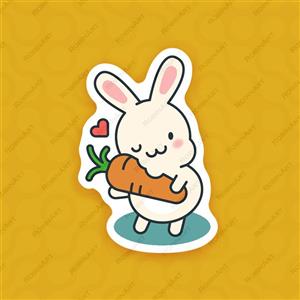 استیکر خرگوش کوچولو2 
