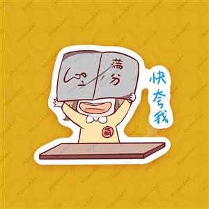 استیکر طرح cute girl 9 