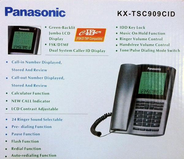تلفن رومیزی Panasonic Kx-TSC909 CID‎