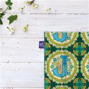 کاغذ کادو ترمه طراحان ایده مدل حرف J ماندالا کد cfp2960
