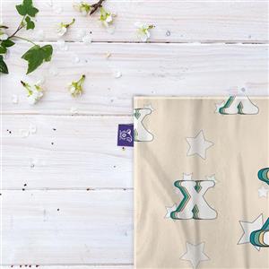 کاغذ کادو ترمه طراحان ایده مدل حرف X رترو کد cfp2948