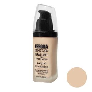 کرم پودر ورورا شماره 201 حجم 35 میلی لیتر