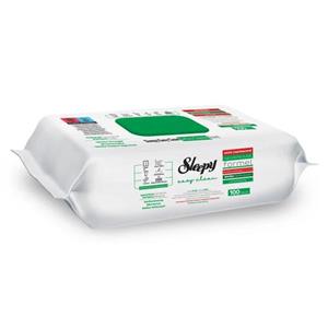 دستمال مرطوب تمیزکننده سطوح اسلیپی مدل Easy Clean بسته 100عددی