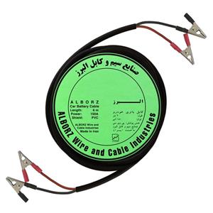 کابل اتصال باتری خودرو البرز مدل USB 150A-6m