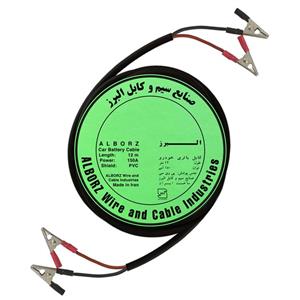 کابل اتصال باتری خودرو البرز مدل USB 150A-12m