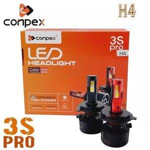 هدلایت لامپ خودرو کانپکس مدل 3S PRO پایه H4 بسته دو عددی